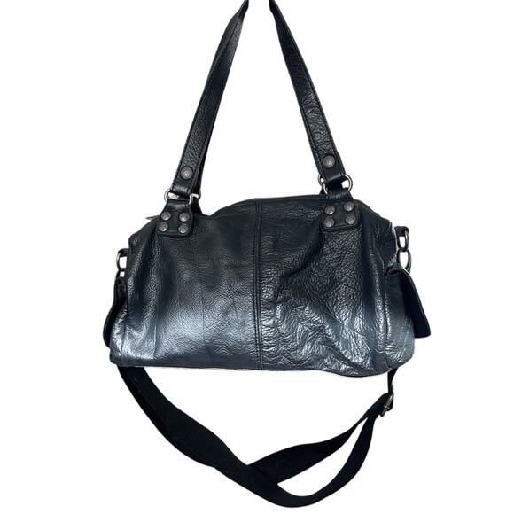 Patricia Nash Black/Silver Ombre Reims Leather Satchel/Shoulder/Crossbody, OS - Picture 5 of 12